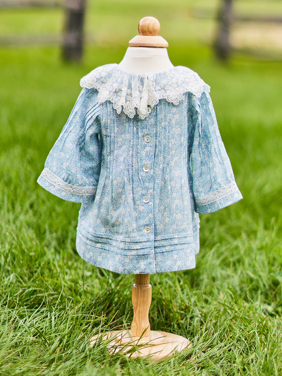 Fiona Baby Dress - Sky | Shop Beautiful Designs by April Cornell