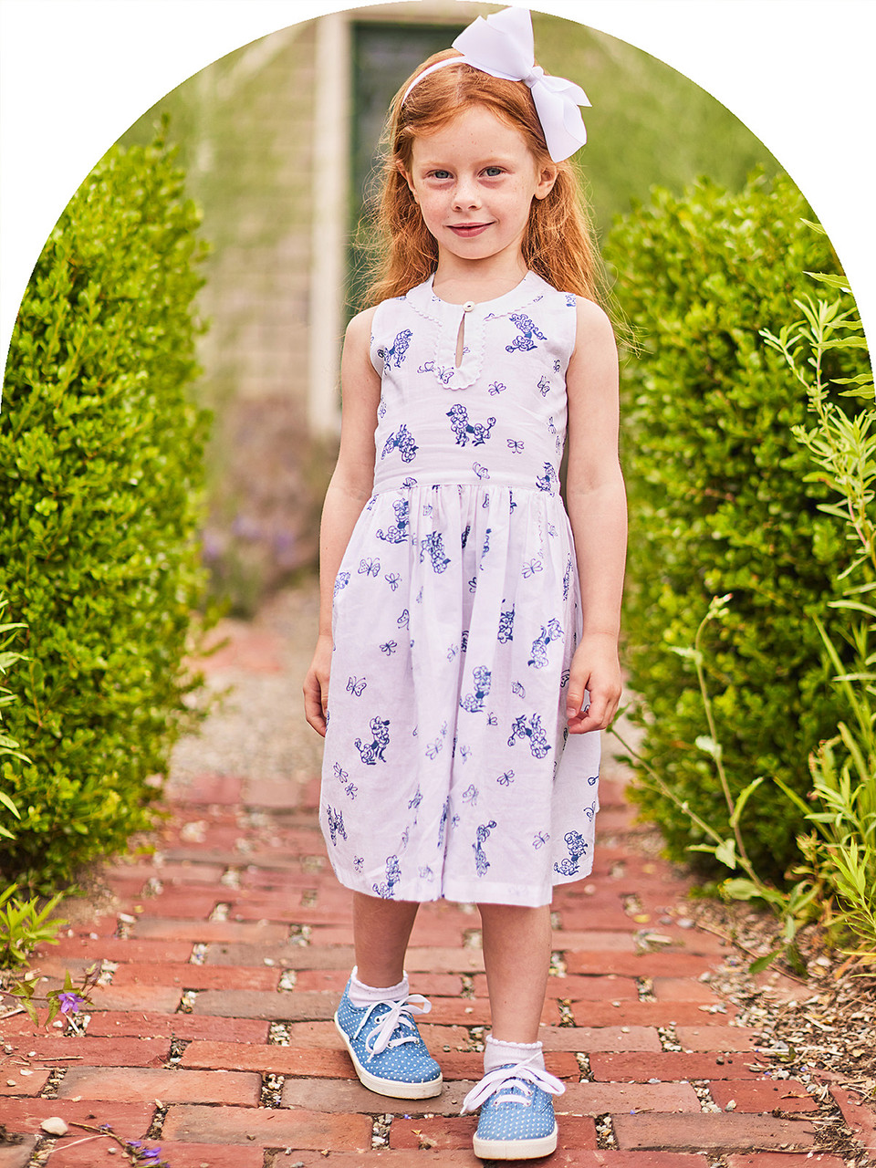 Poodle Little Girls Dress | Shop Beautiful Designs by April