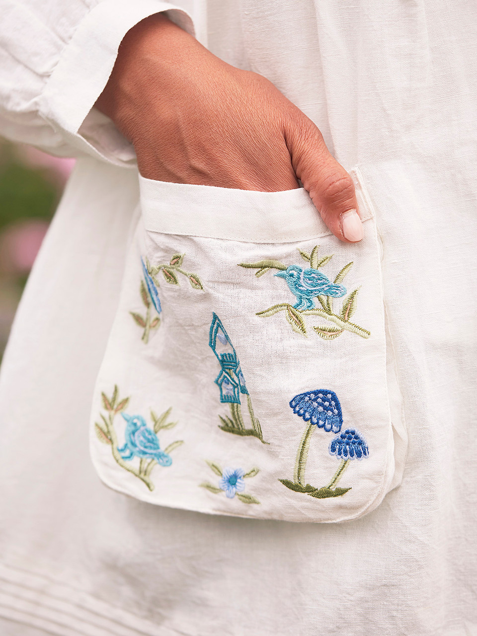 トップス LINEN/PAPER/WOOLWASHEDTWILLWPOCKETSHIRTS LINEN/PAPER/WOOLWASHEDTWILLWPOCKETSHIRTS