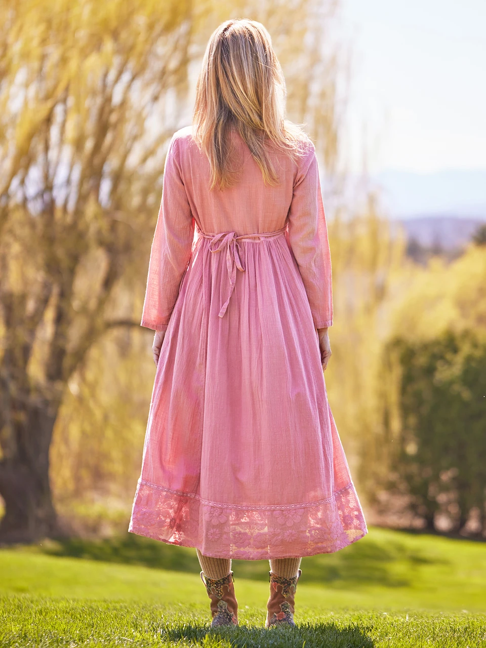 Love Note Dress - Dusty Rose | Shop Beautiful Designs by April Cornell -  Canada