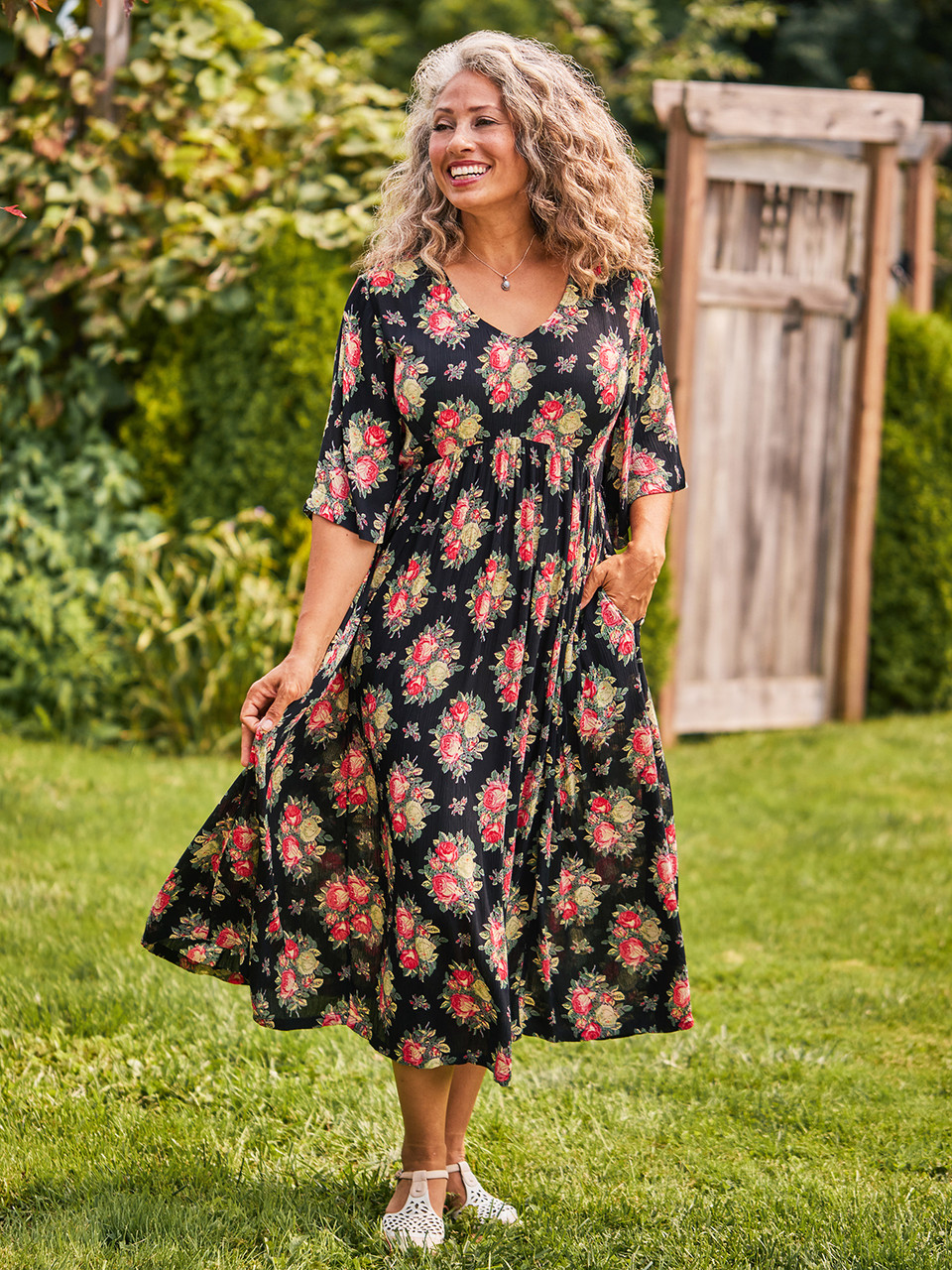Spanish Rose Dress | Shop Beautiful Designs by April Cornell - Canada