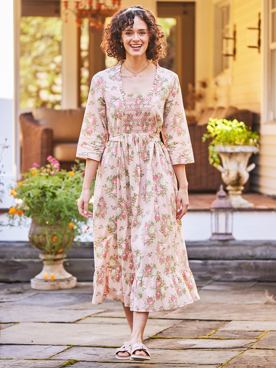 Smocked Clothing Pink Rose Clothing Wholesale Rose Garden Smocked