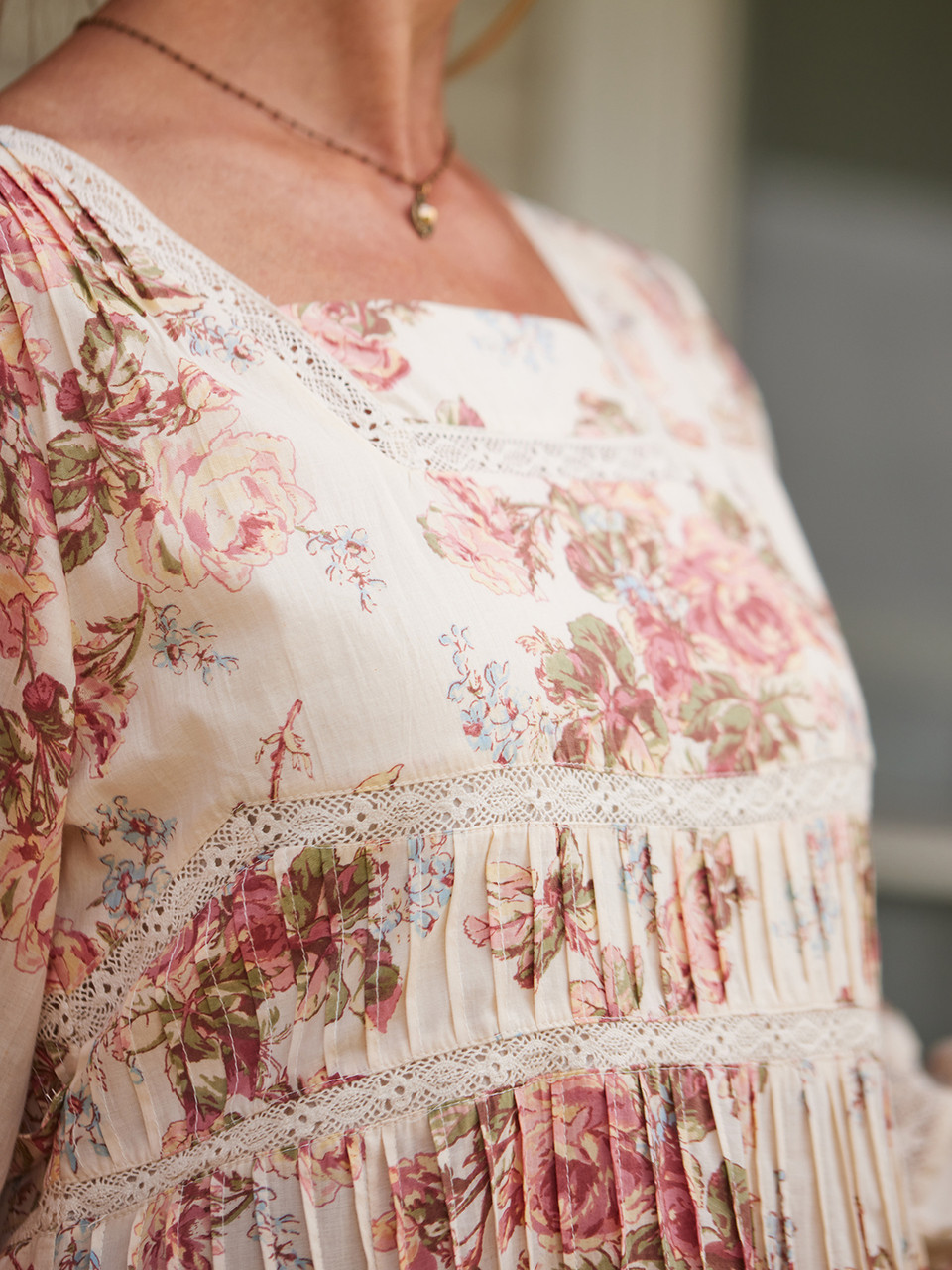 Victorian Rose Dress - Ecru | Shop Beautiful Designs by April