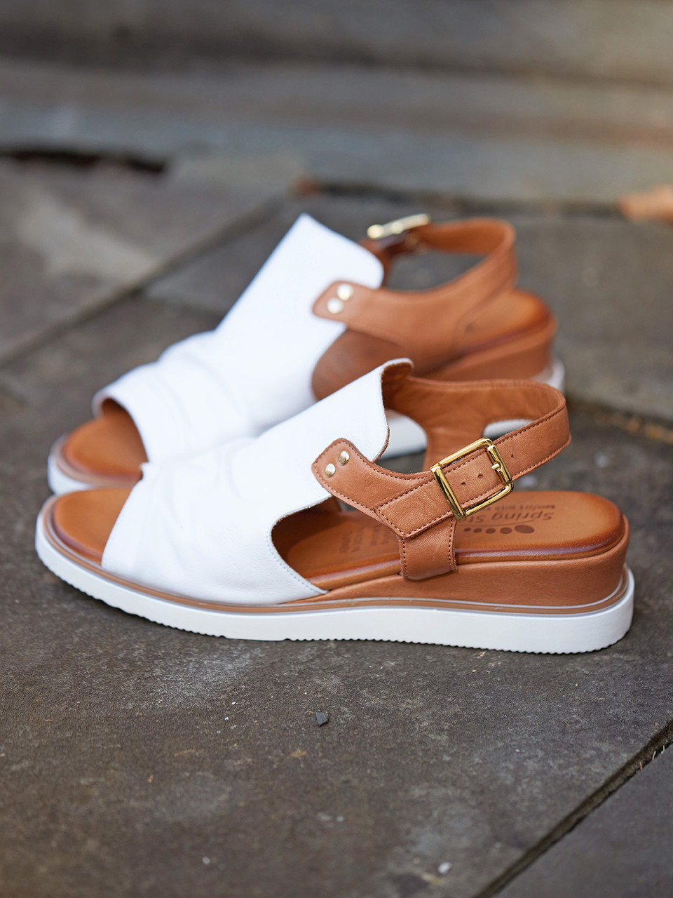 Locals Sandal - White Multi | Shop Beautiful Designs by April