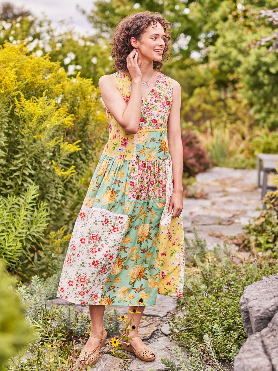 Magnolia Patchwork Dress
