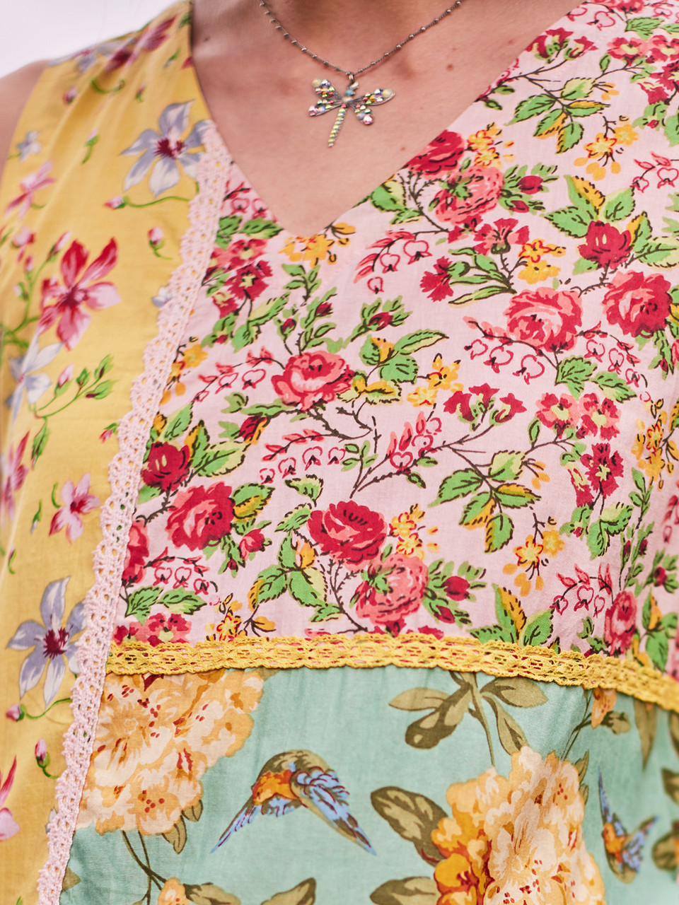 Magnolia Patchwork Dress | Shop Beautiful Designs by April Cornell