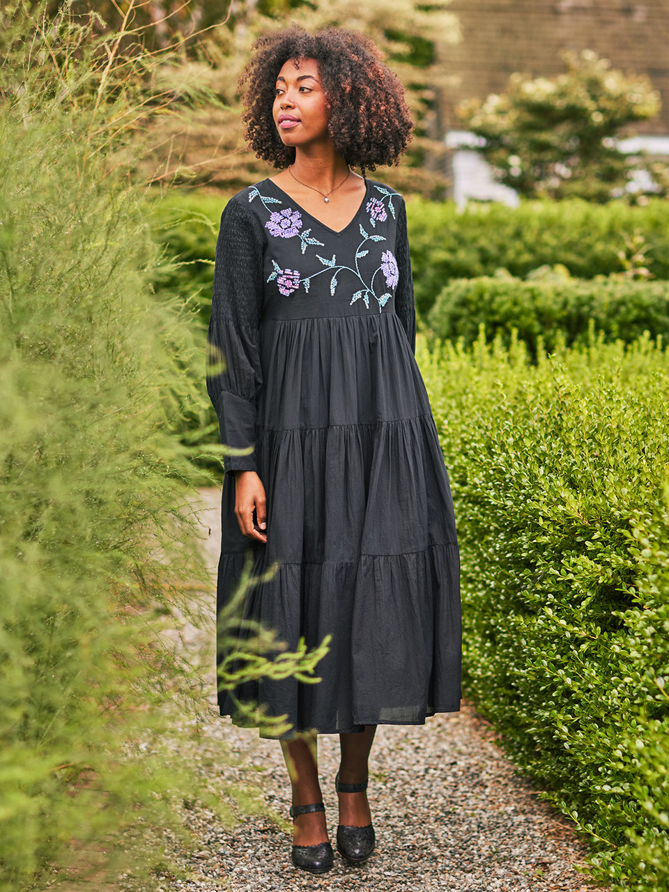 Ophelia Dress - Black | Shop Beautiful Designs by April Cornell