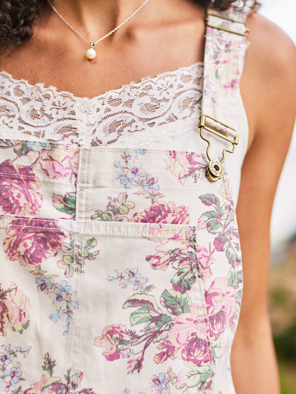 Victorian Rose Short Overall | Shop Beautiful Designs by April