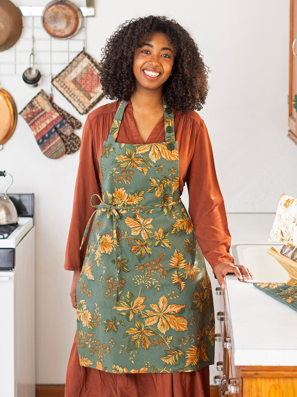 Star K様TAKIMAKI ORIGINAL ORGANIC APRON Adirondack Chef Apron - Forest | Shop Beautiful Designs by April