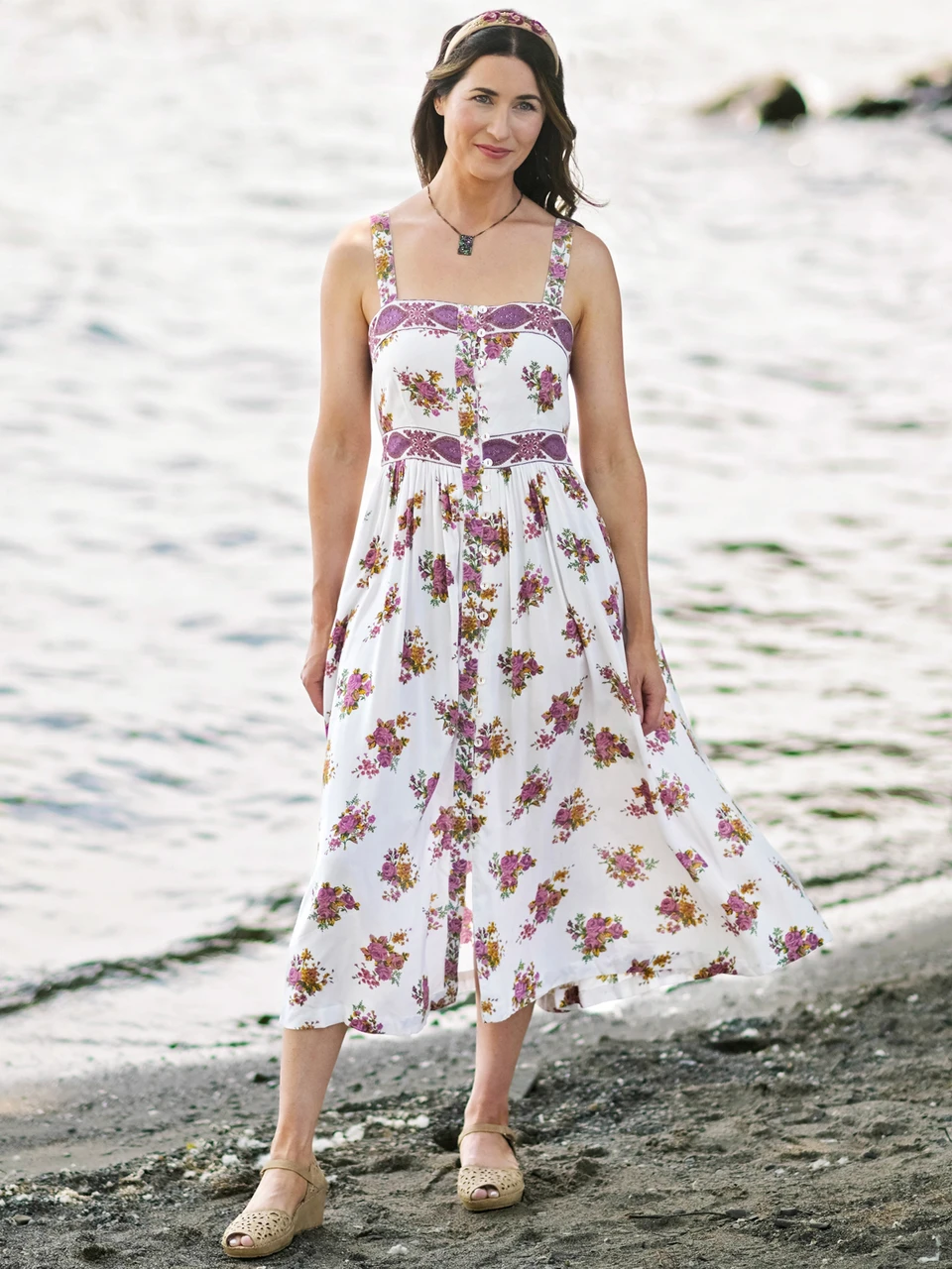 Estella Sundress - Purple | Shop Beautiful Designs by April Cornell
