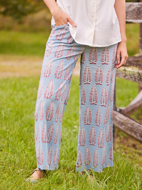 Indigo Feather Pant