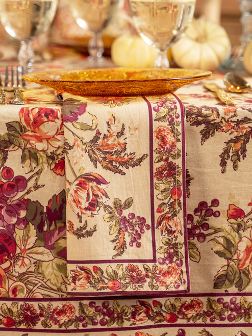 Bountiful Harvest Napkin Set of 4 - Antique