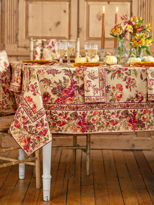 Bountiful Harvest Tablecloth - Antique