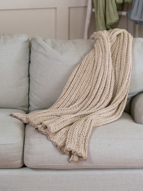 Comfy Knit Throw - Natural