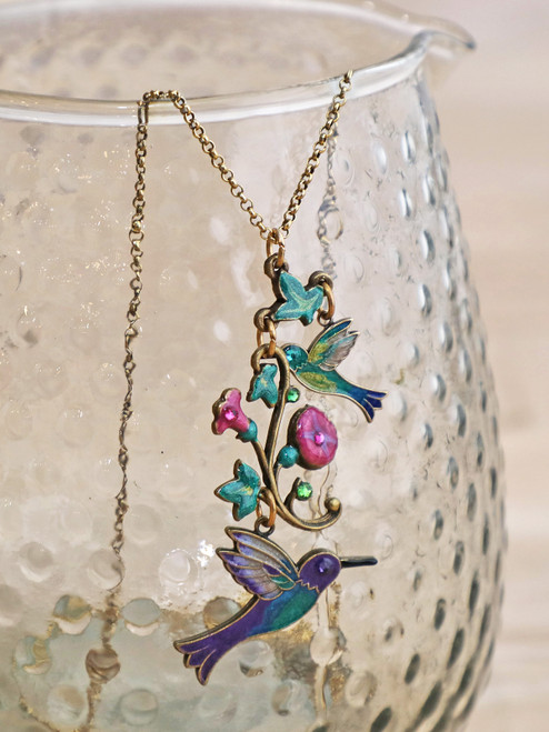 Hummingbird Vine Necklace