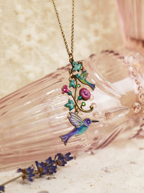 Hummingbird Vine Necklace