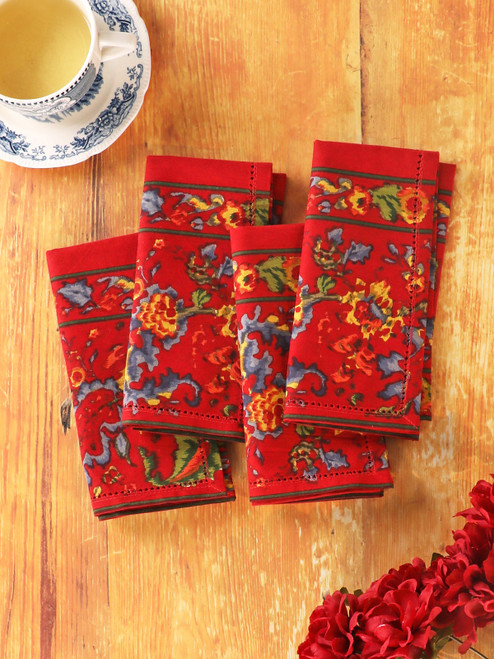 Isabelle's Ikat Luncheon Napkin Set of 4