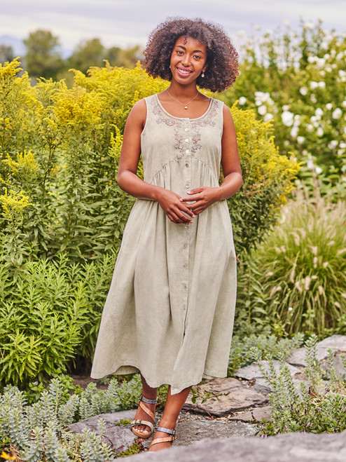 Camelia Pinafore Dress - Burnished Lilac | Shop Beautiful Designs