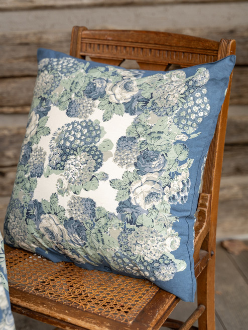 Autumn Gathering Cushion Cover - Blue