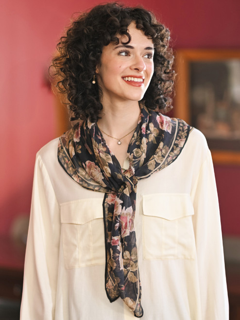 Drawing Room Boxed Scarf - Black