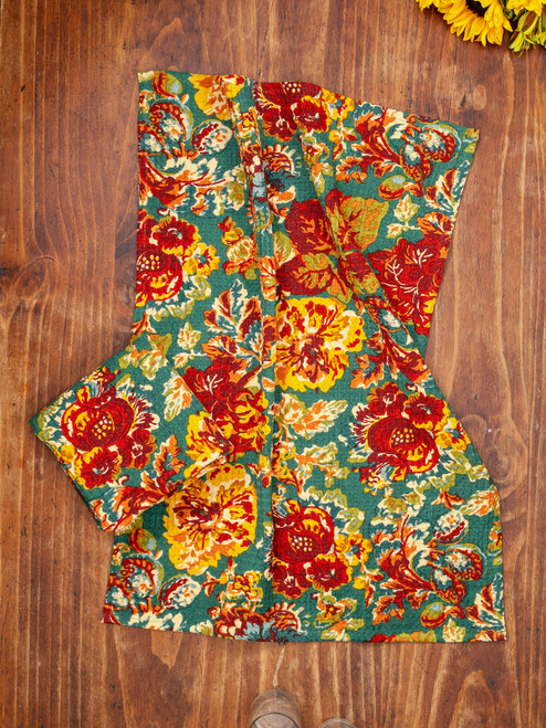 Pomegranate Tea Towel Set of 2 - Teal