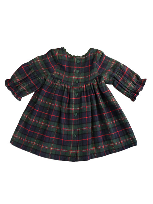 Saratoga Baby Dress - Blue Green