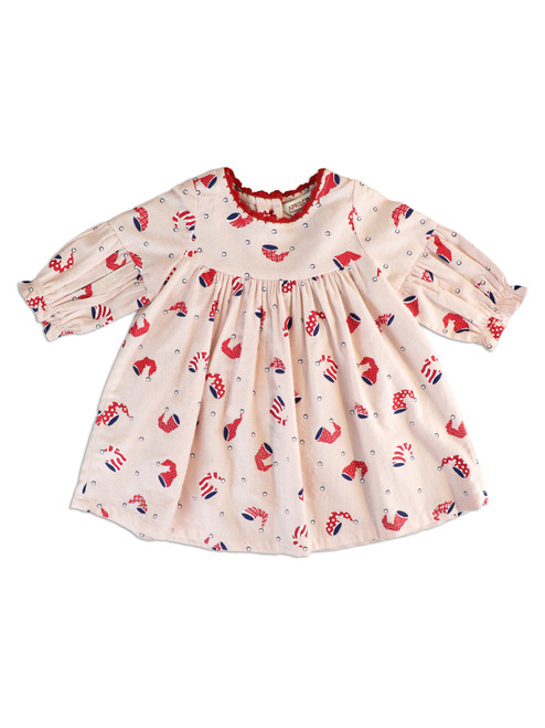 Jolly Nightcap Baby Dress - Ecru
