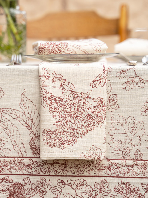 Chestnut Napkin Set of 4 - Brown