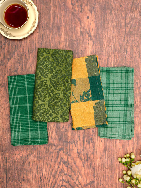 Evergreen Mix Napkin Set of 4 Evergreen Mix Napkin Set of 4