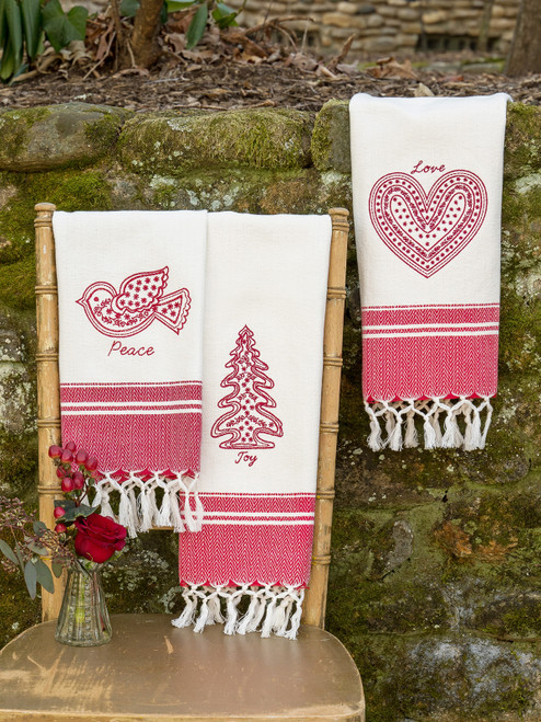 Love, Peace & Joy Tea Towel Bundle Love, Peace & Joy Tea Towel Bundle