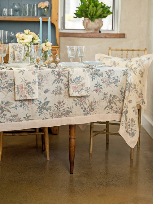 Vienna Linen Tablecloth - Natural