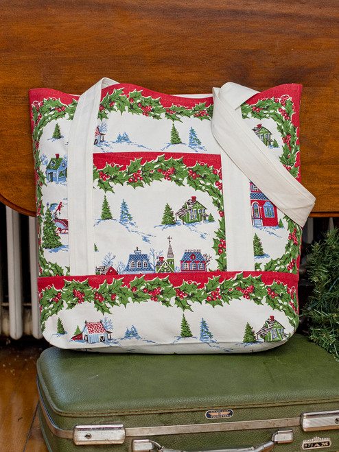 Victorian Christmas Market Bag Victorian Christmas Market Bag