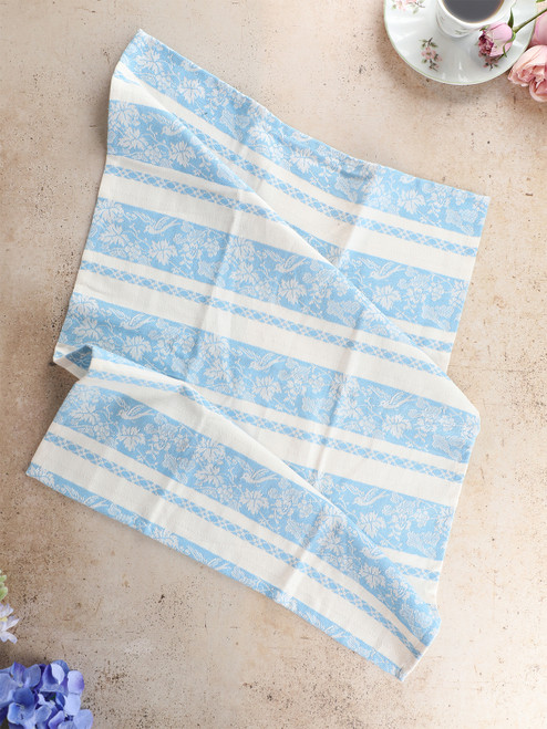 Charm Jacquard Tea Towel Set of 2 - Blue