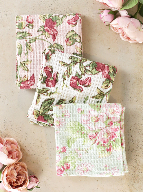 Sweet Pea Patchwork Tea Towel Bundle - Multi