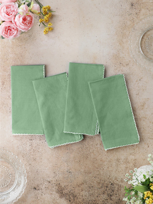 Essential Cottage Napkin Set of 4 - Sage