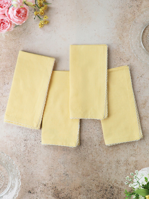 Essential Cottage Napkin Set of 4 - Yellow