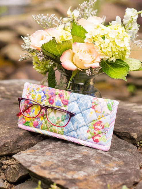 Garden Collage Eyeglass Case - Pastel