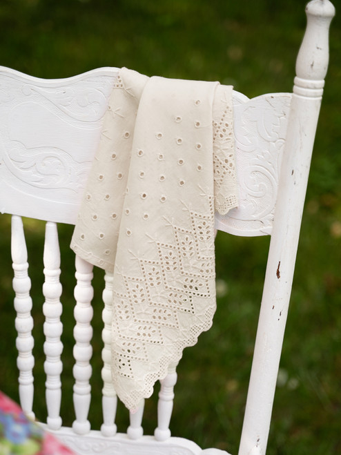 Everyday Eyelet Napkin Set of 2 - Ivory