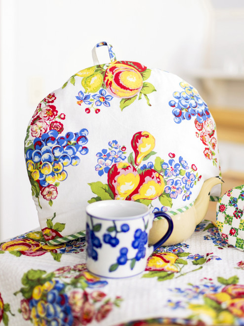 Fruit Basket Patchwork Tea Cozy - Multi