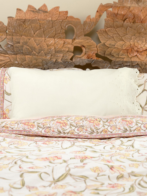 Juliette Pillowcase - Ivory