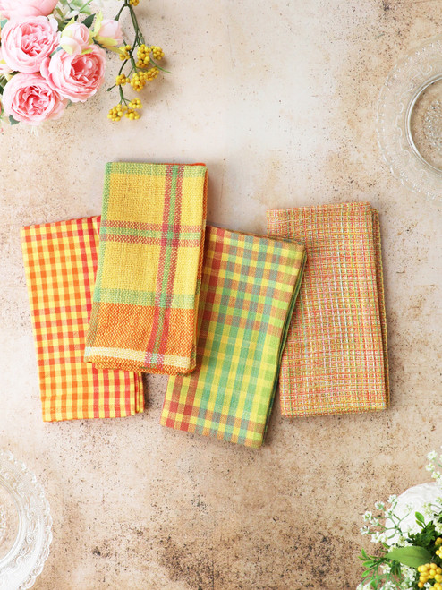 Pepita Mixed Napkin Set of 4 - Multi