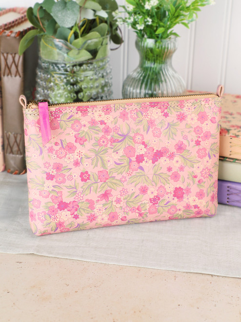 Darjeeling Leather Pouch - Lavender