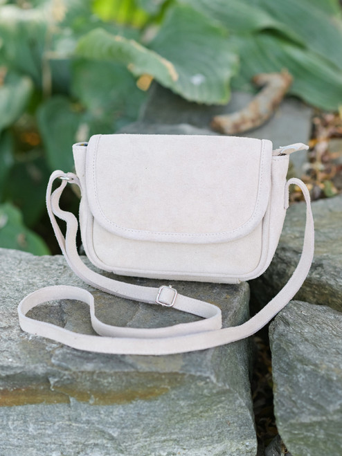 Suede Bag Small - Light Rose