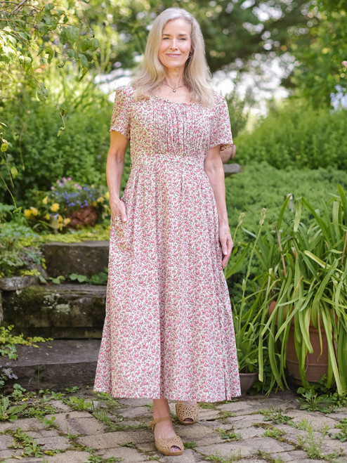 Rosebud Dress - Ecru
