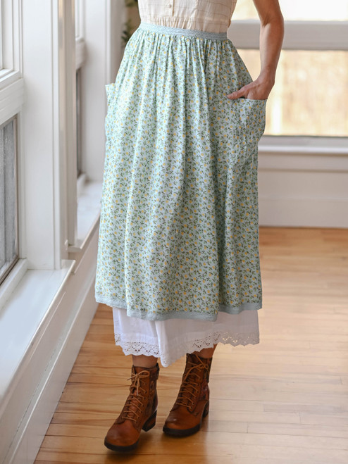 Daphne Half Pinny - Powder Blue