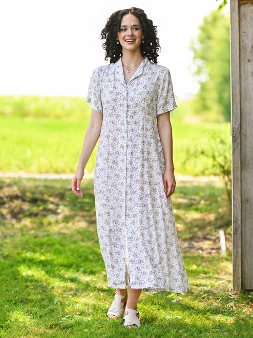 Brighton Classic Dress - White