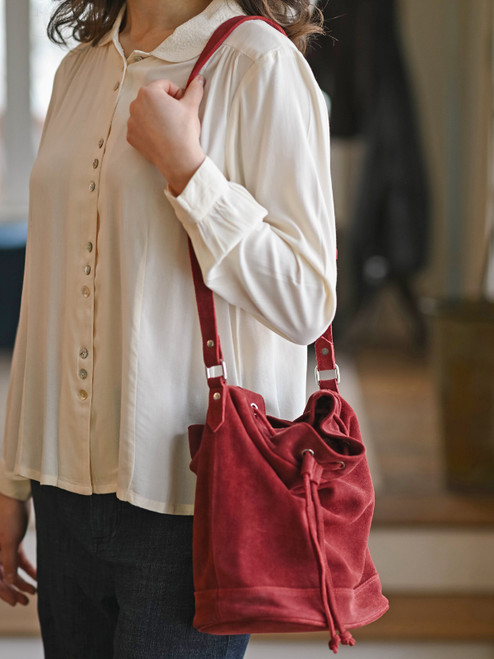 Suede Shoulder Bag