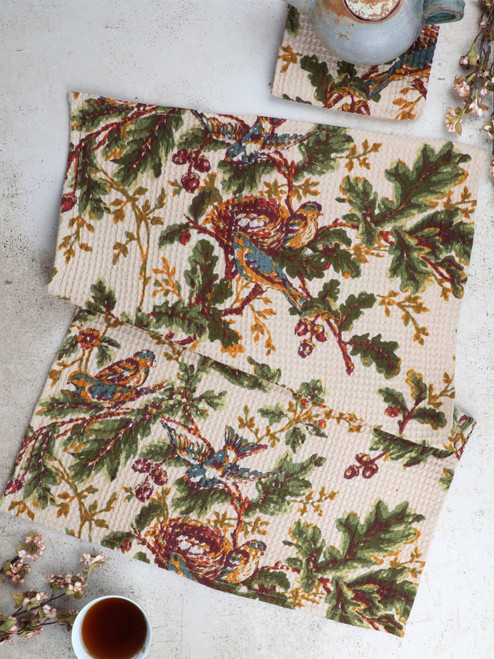 Whispering Oaks Tea Towel Set of 2 - Antique