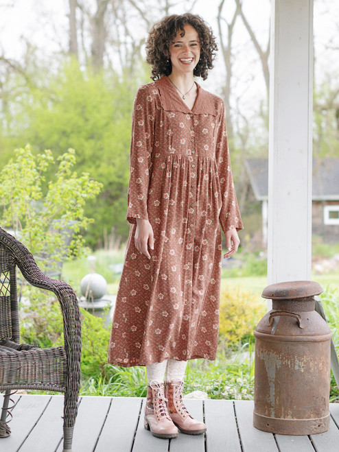 Cafe Collared Dress - Latte