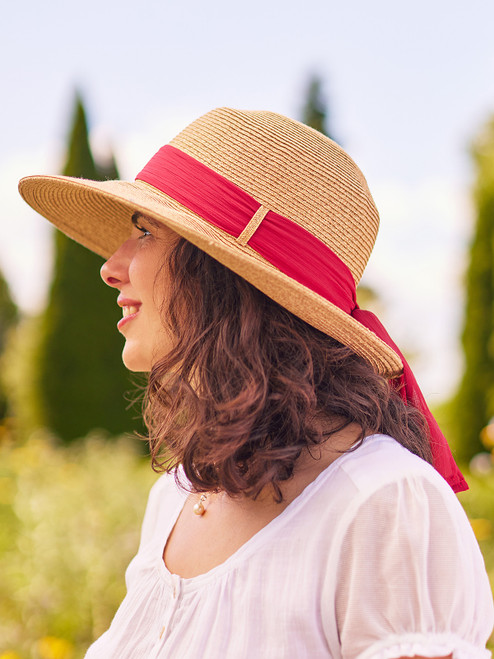 New England Sunhat - Red